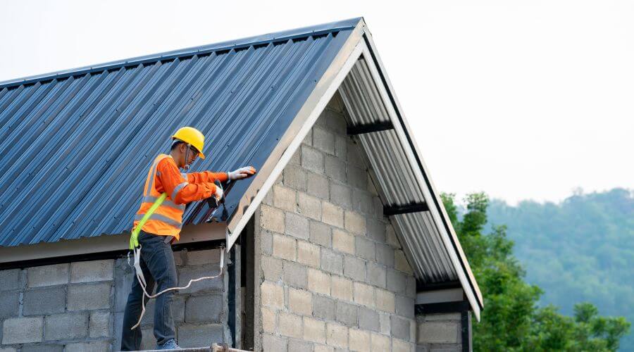 Professional gutter cleaning in De Borgia, MT
